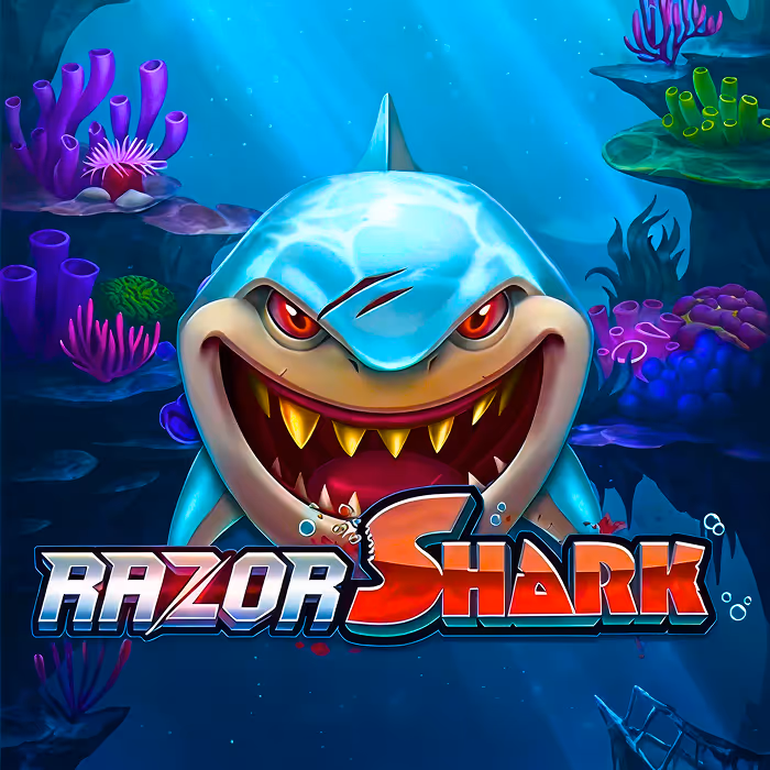 Razor Shark slot game - Underwater treasure hunt slot with mystery symbols and free spins, featuring exciting bonus rounds